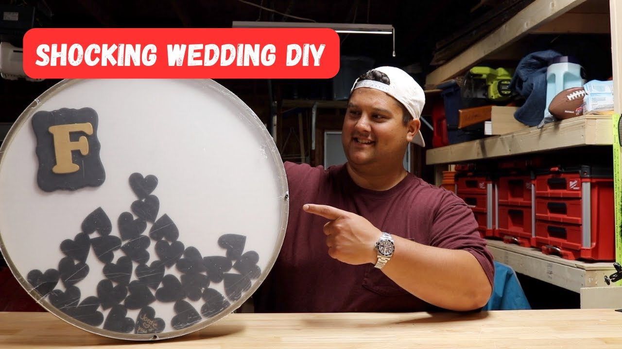 DIY Wooden Heart Wedding Guest Book (Part 2)