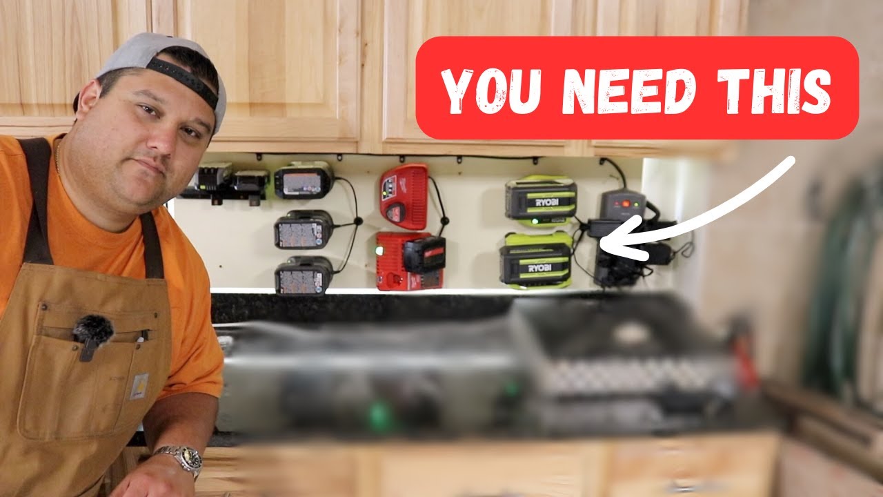 Build a Clean, One-Switch Battery Charging Wall