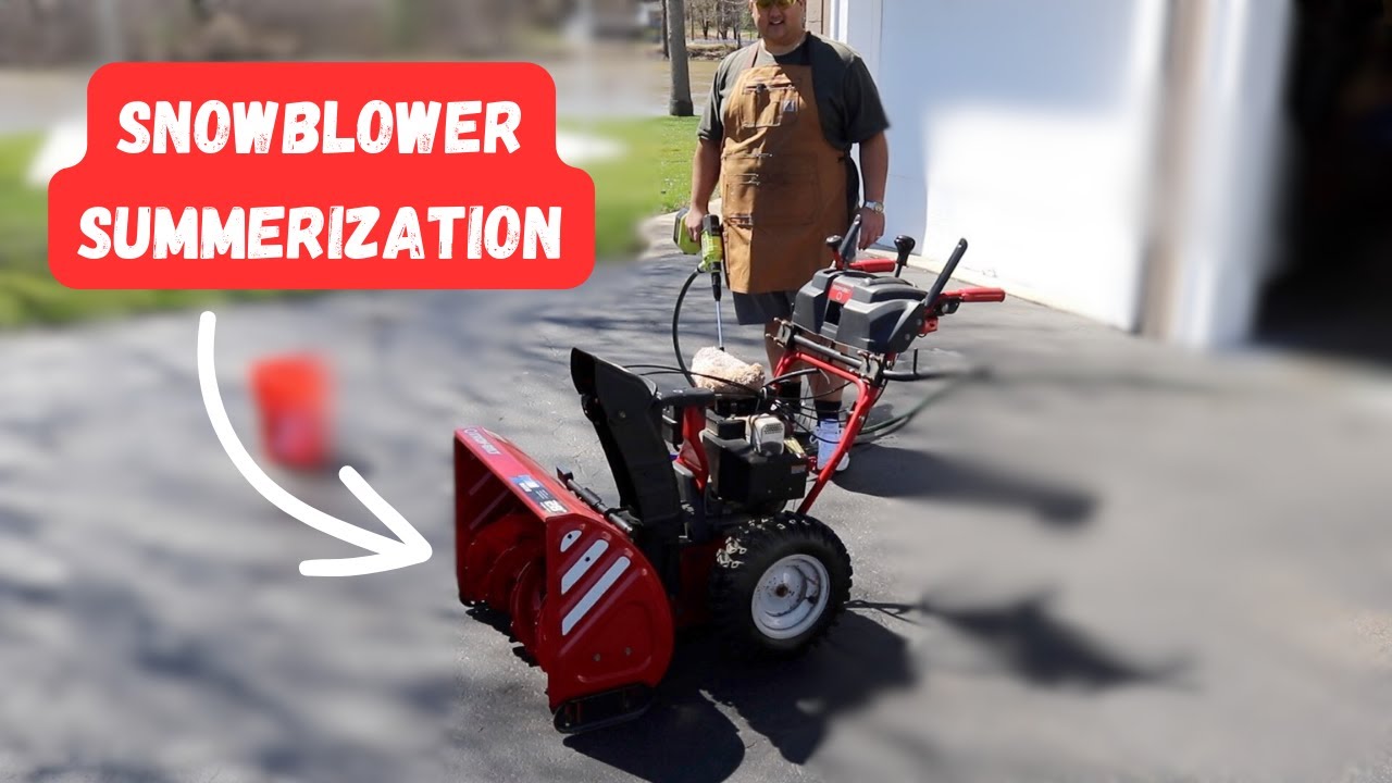 Summerize Your Snowblower: Oil, Fuel, Spark Plug