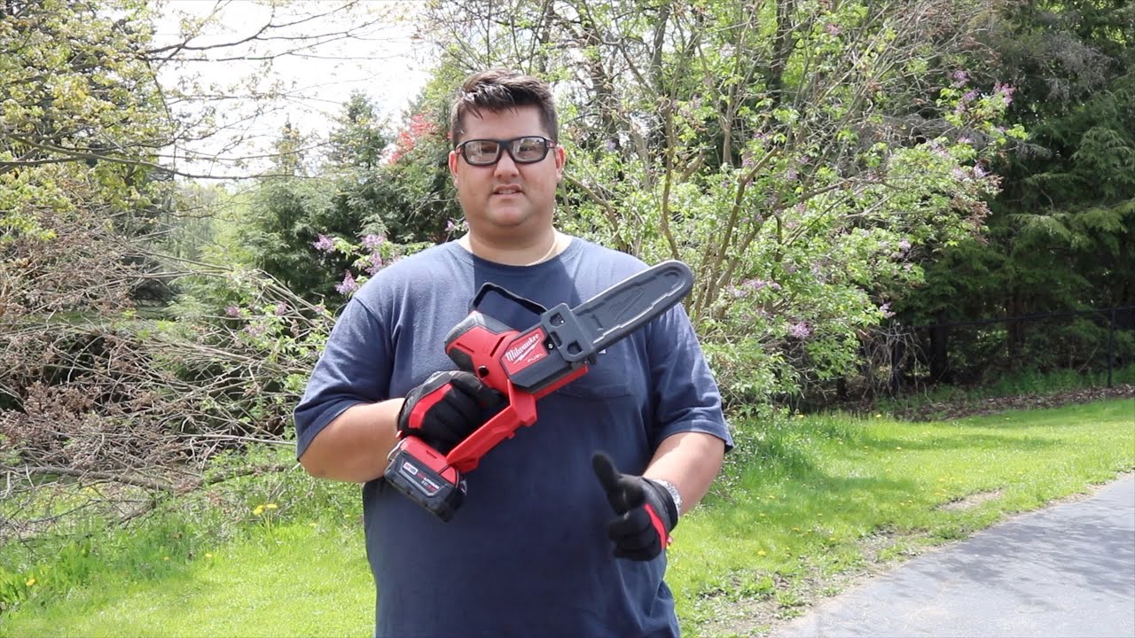 Milwaukee M18 Pruning Saw: Yard Cleanup + Fire Pit Prep