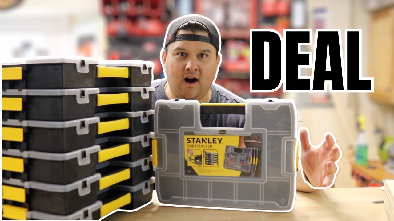 Stanley SortMaster Bins: DIY Shelf Build Lessons