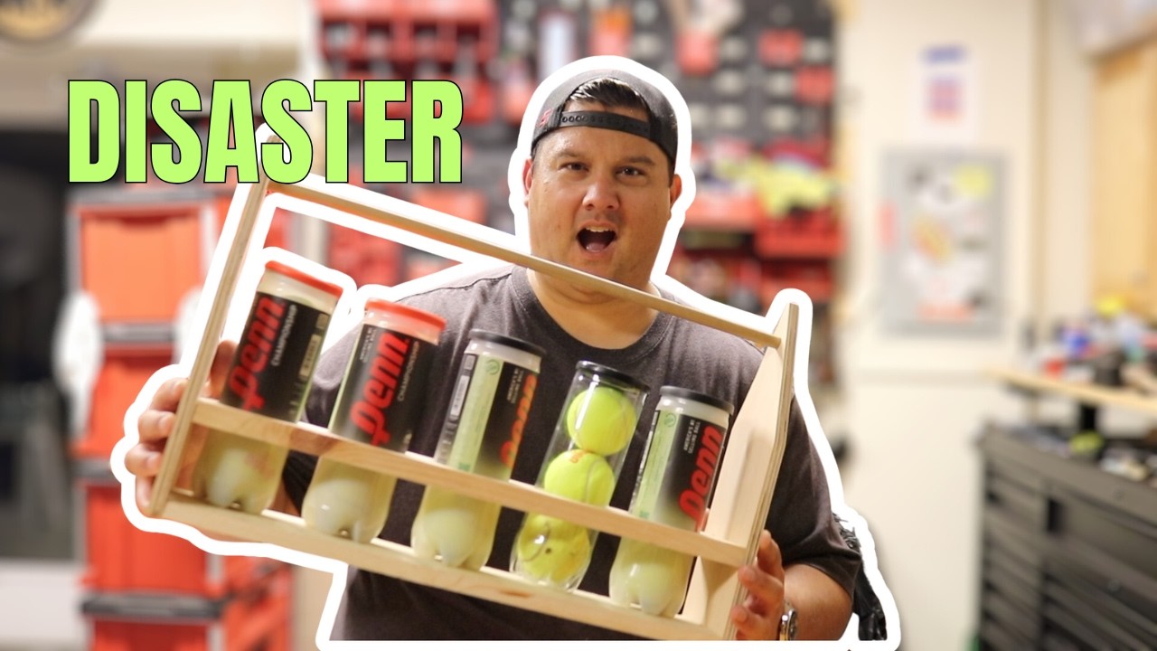 When Your DIY Is Cursed: Fixing a Tennis Ball Carrier