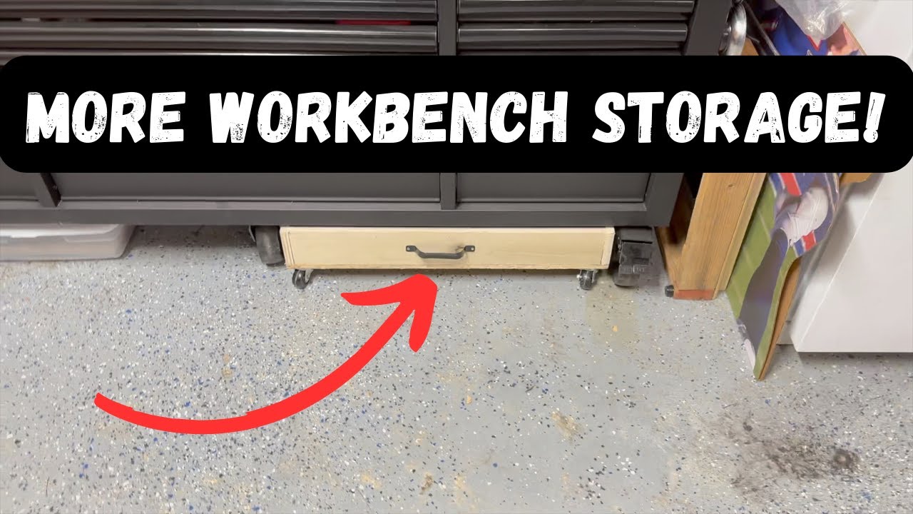 Under-Workbench Storage That Actually Fits